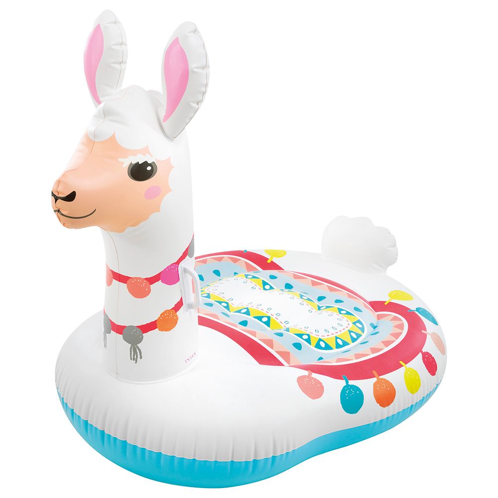 Intex - Mega Llama Island - White - Inflatable Pool Float