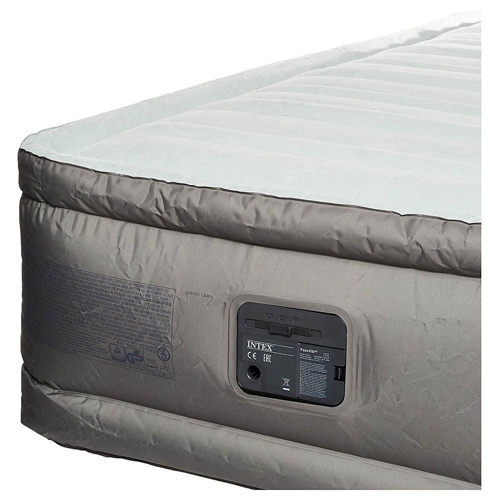 Intex - Twin PremAire Elevated Airbed w/ Fiber Inflatable Mattress-Tech Bip