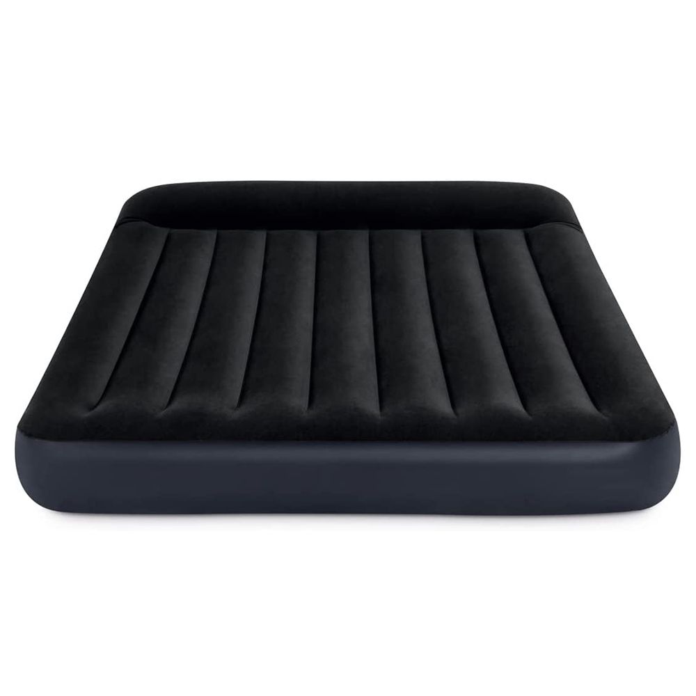 Intex - Queen Pillow Rest Classic Airbed w/ Fiber-Tech RP