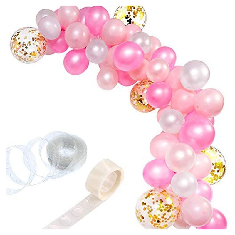 Brain Giggles - Pink Balloons Arch Garland