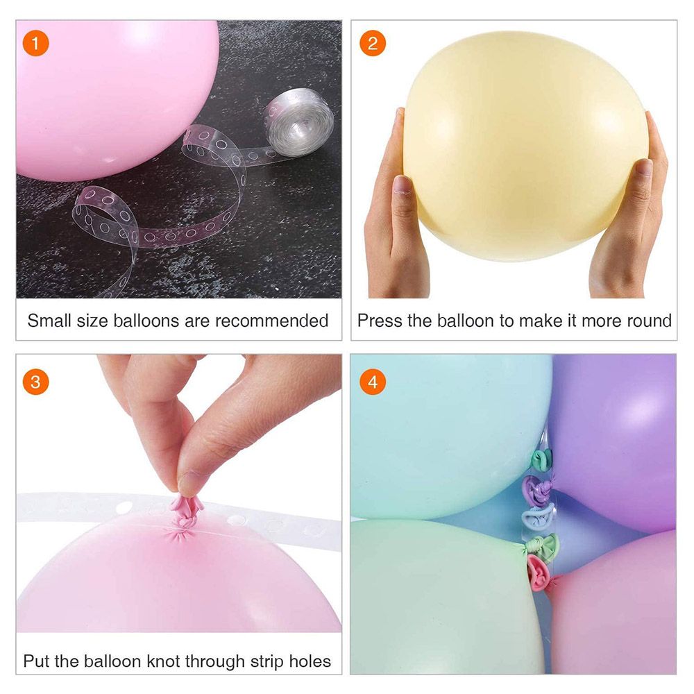 Brain Giggles - Pink Balloons Arch Garland