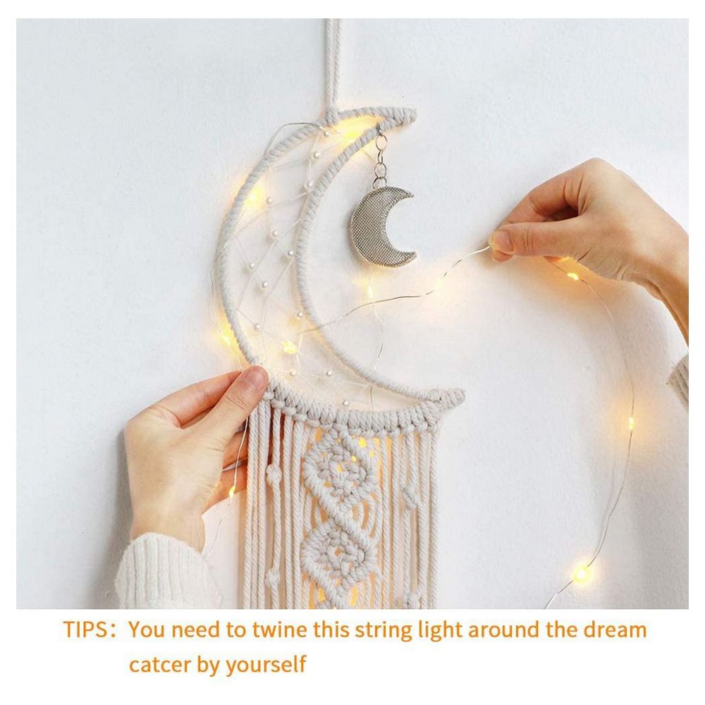 Brain Giggles - Eid Mubarak Moon Dream Catcher with Light