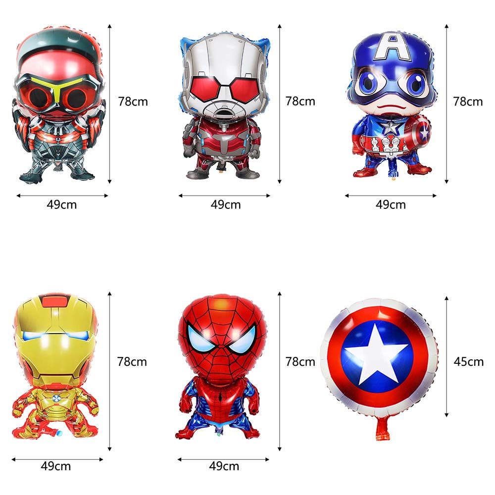 Brain Giggles - Avengers Hero Birthday Decoration Set - 97pcs