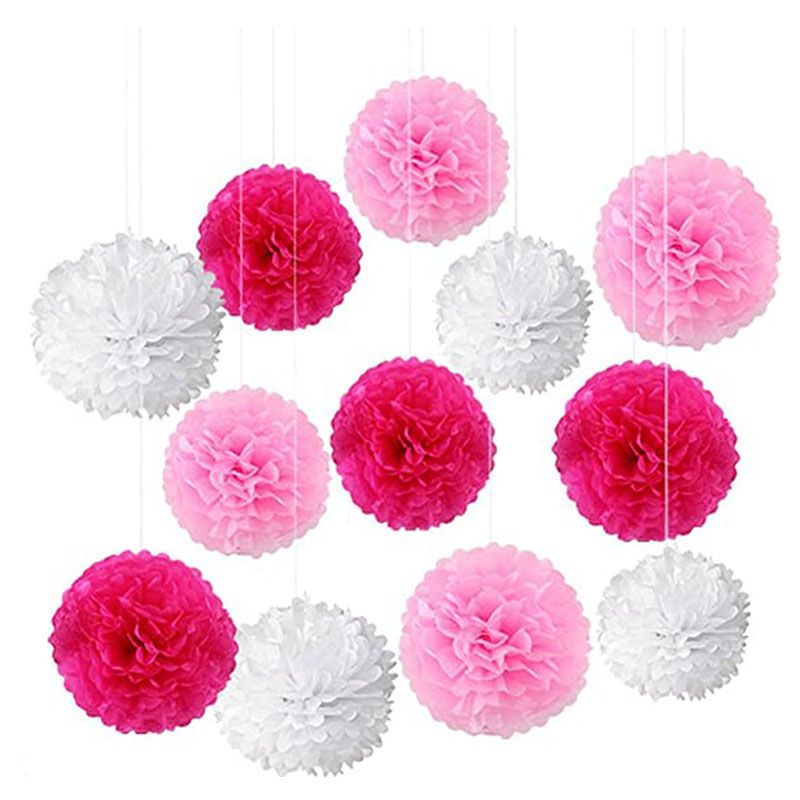 Brain Giggles - It's A Girl Baby Shower Decoration Kit 56pcs