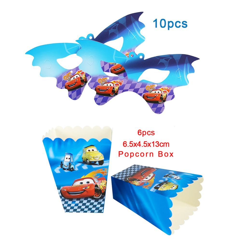 Brain Giggles - McQueen Theme Disposable Tableware 136pcs