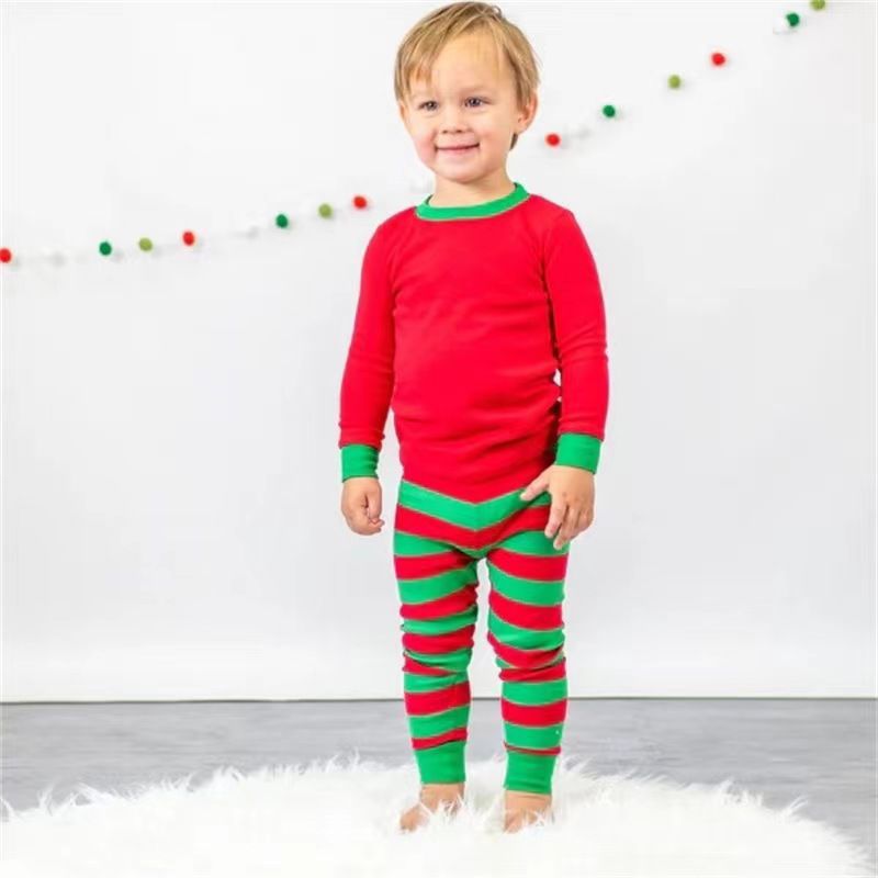 Brain Giggles - 2pc-Set - Christmas Pjs - Red & Green