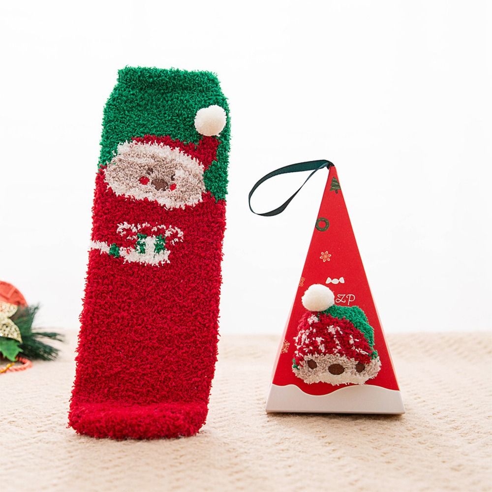 Brain Giggles - Cozy Christmas Socks In Gift Box