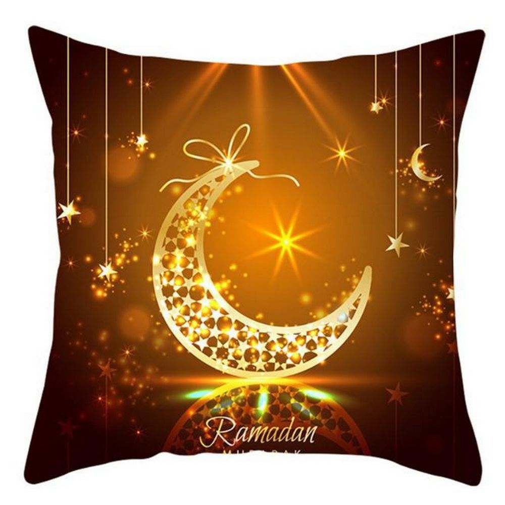 Brain Giggles - 4 Pcs Eid Mubarak Printed Cushions