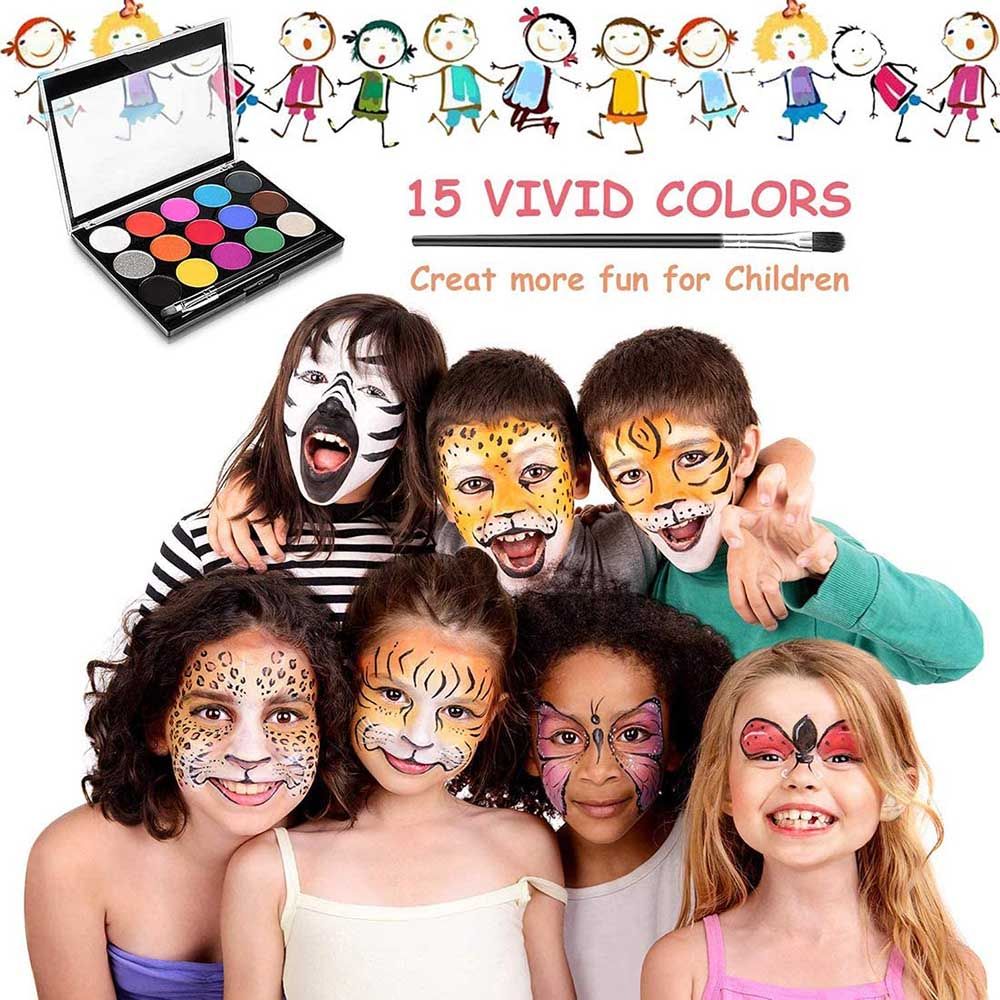 Brain Giggles - Face Body Paint Kit 15 Colors