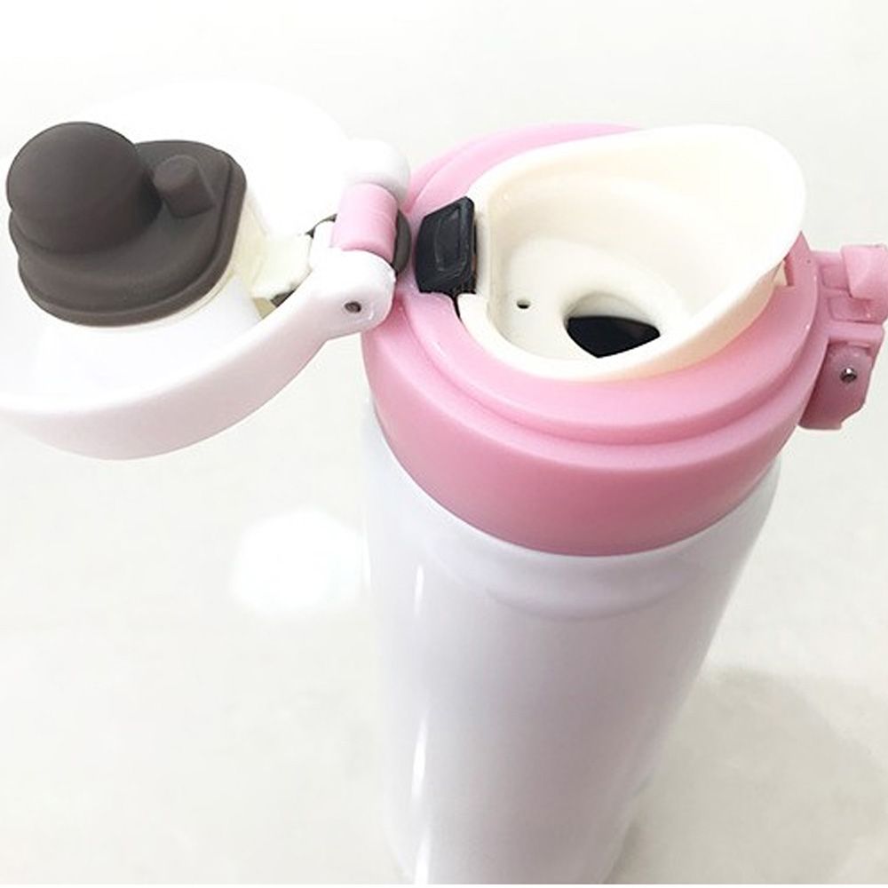 Brain Giggles - Cute Insulated Flamingo Stainless Steel Vacuum Flask - 500ml