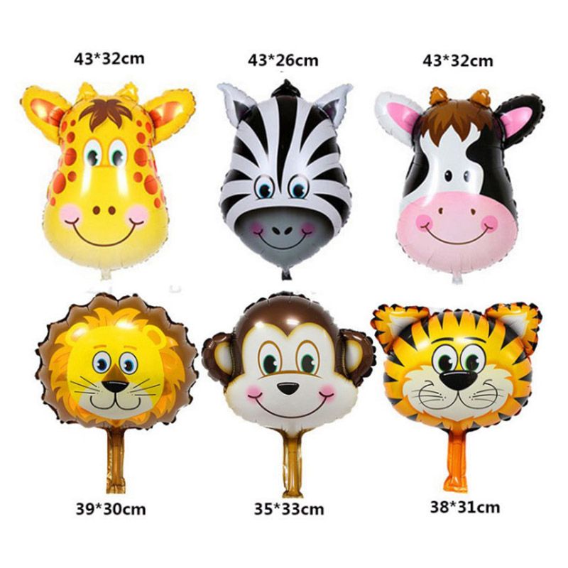 Brain Giggles - Jungle Theme Birthday Decoration Kit 45pcs