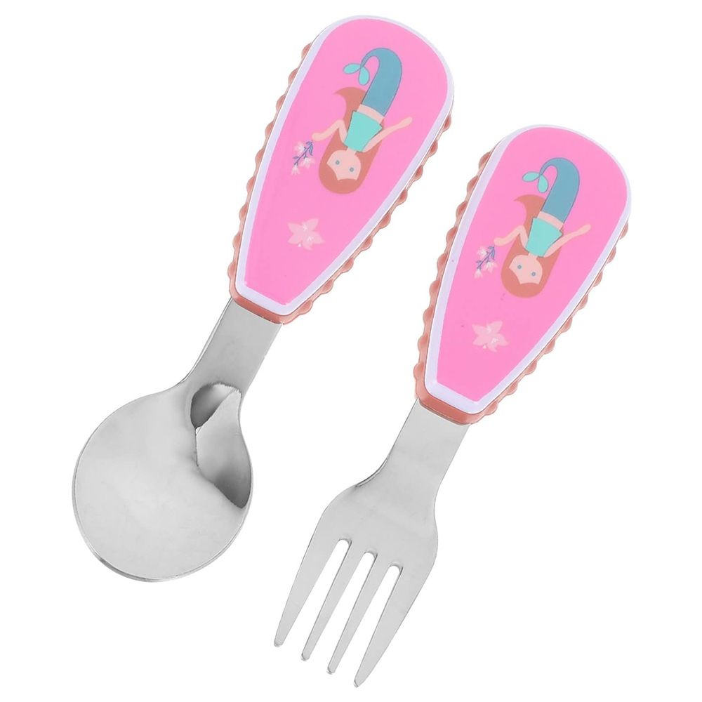 Brain Giggles - Cutlery Set With Case - Mermaid