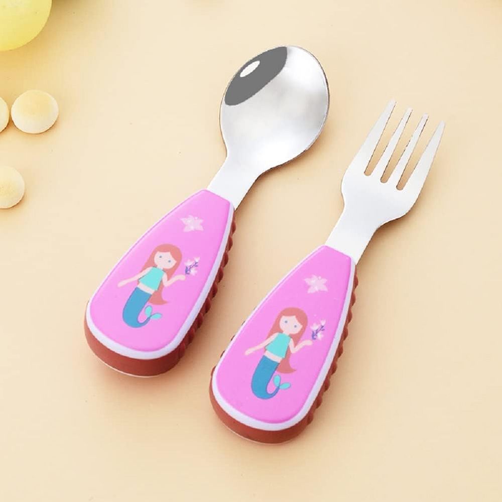 Brain Giggles - Cutlery Set With Case - Mermaid