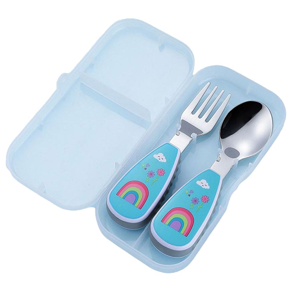 Brain Giggles - Cutlery Set With Case - Rainbow