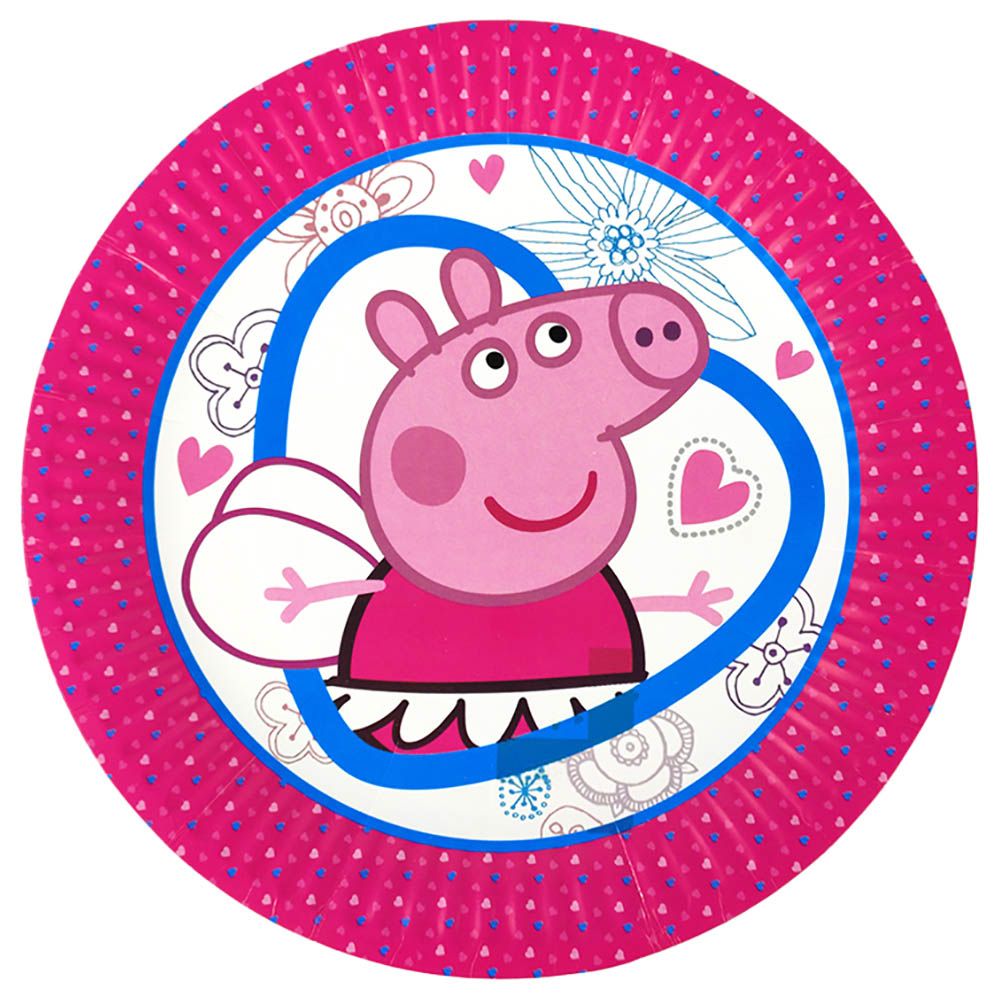 Brain Giggles - Peppa Pig Theme Disposable Tableware 136pcs