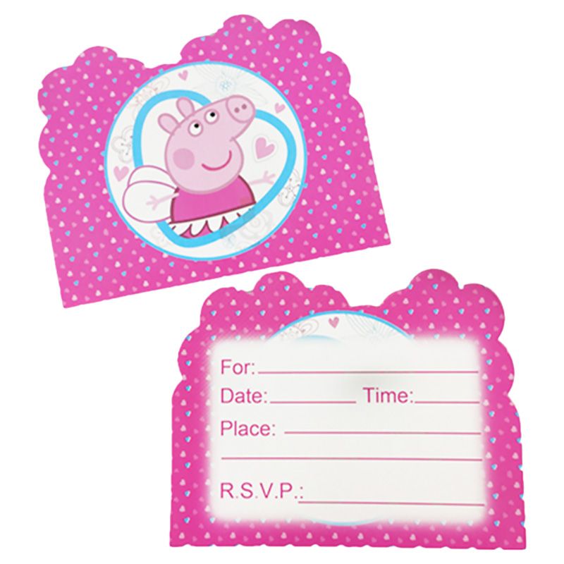 Brain Giggles - Peppa Pig Theme Disposable Tableware 136pcs