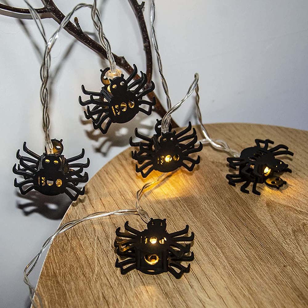 Brain Giggles - Halloween Spider LED String Lights