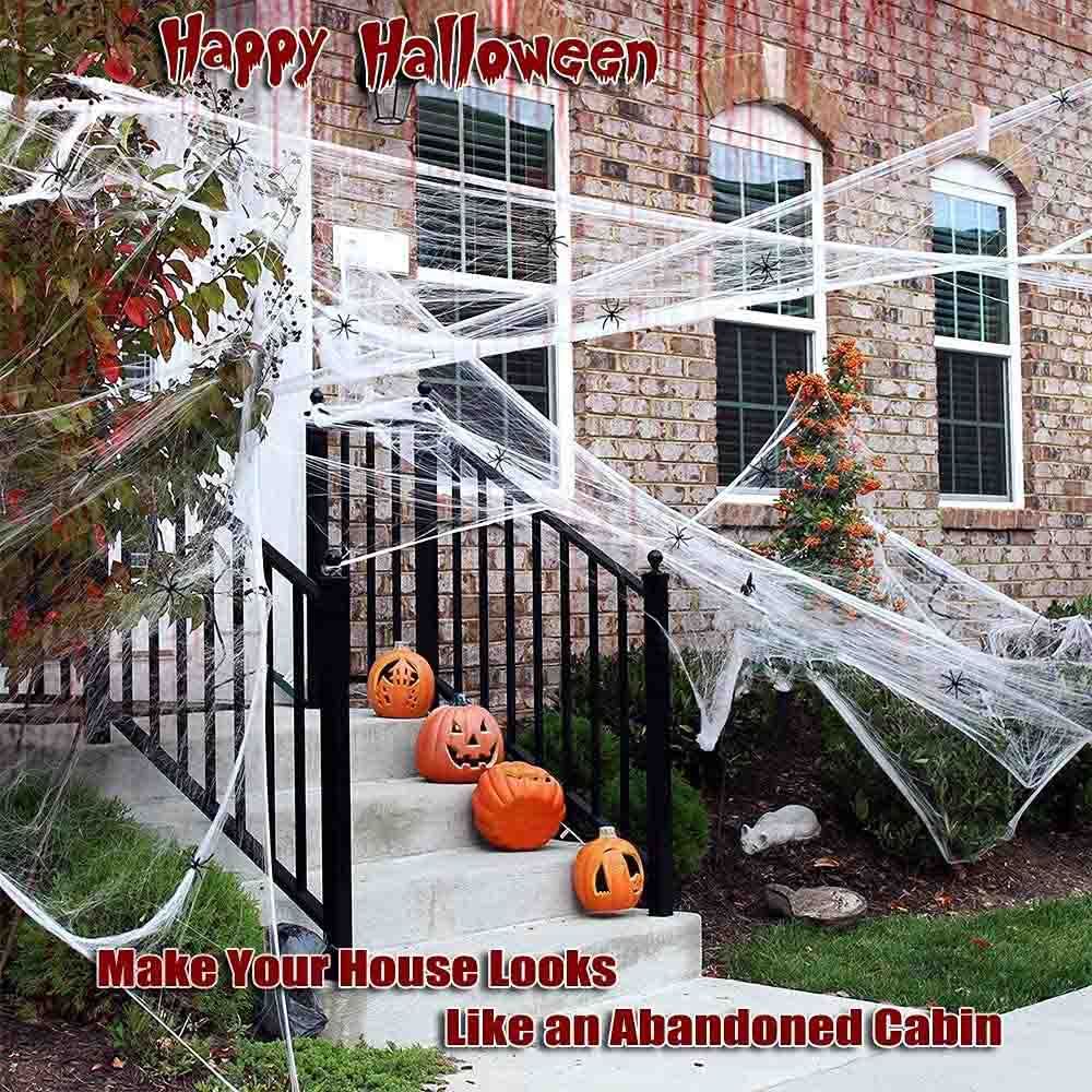 Brain Giggles - Halloween Spider Web Decorations