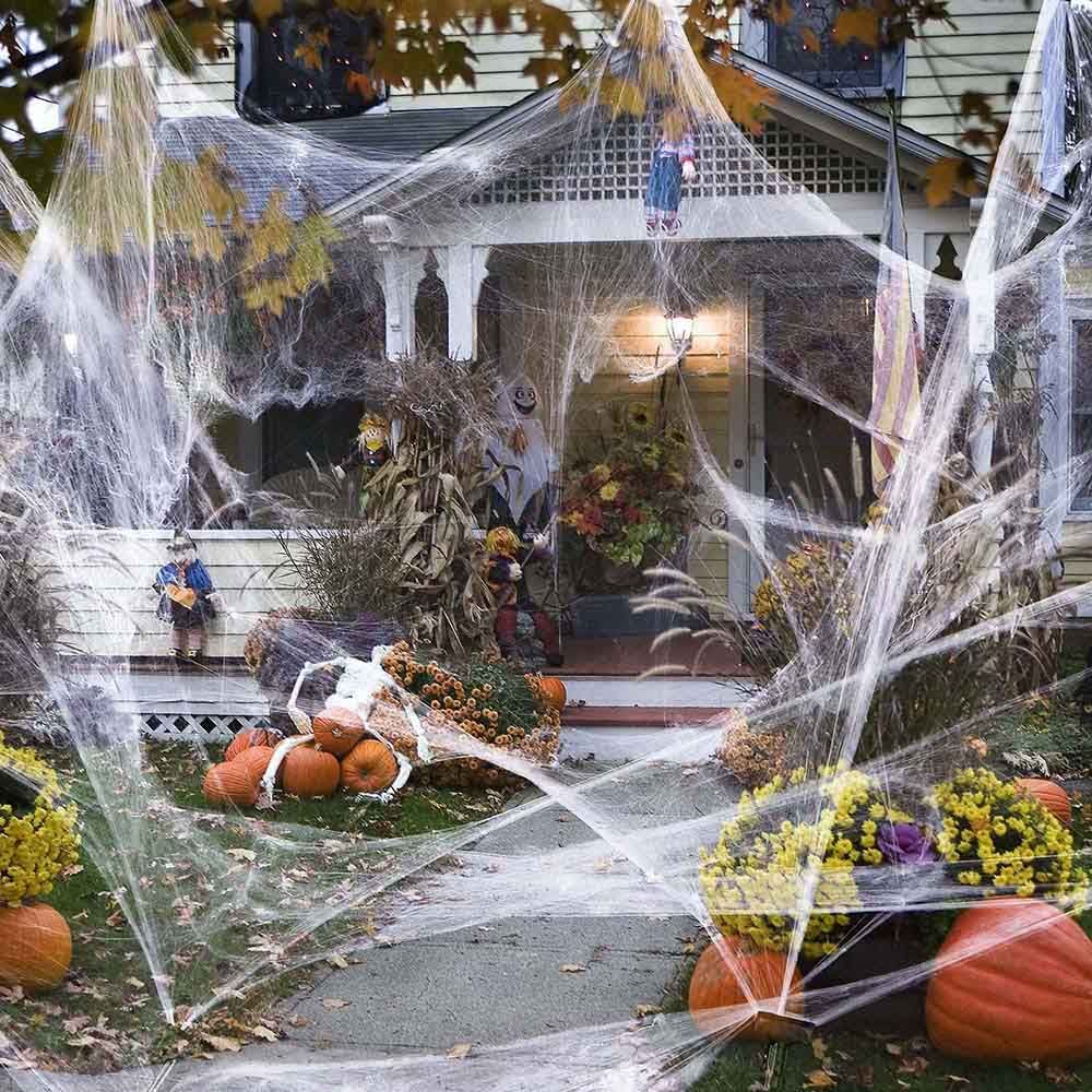 Brain Giggles - Halloween Spider Web Decorations