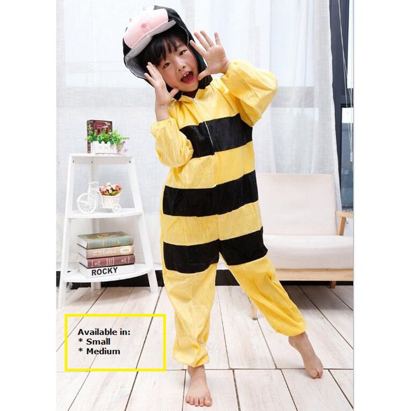 Brain Giggles - Bumble Bee Animal Costume For Kids -Yellow