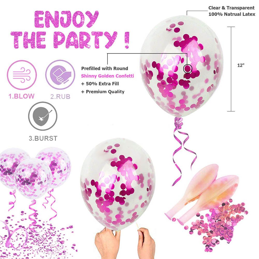 PartyPropz - 7 pcs Birthday Printed Balloons Combo