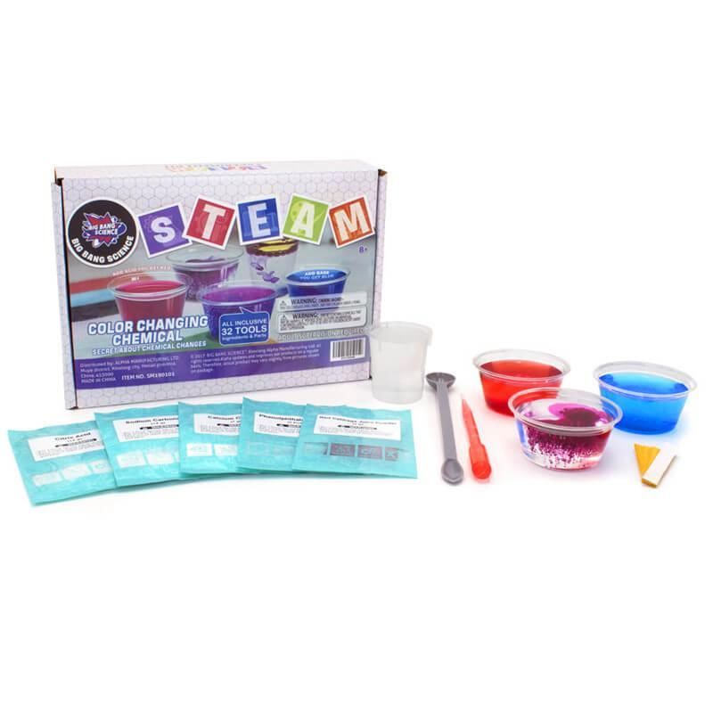 Brain Giggles Steam Color Changing Chemical - Science Kit