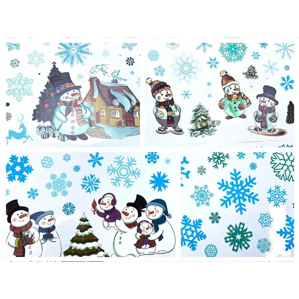 Brain Giggles 4 Sheet Christmas Window Decals