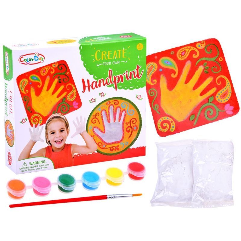 Brain Giggles DIY Hand Print Plaster Impressions Kit