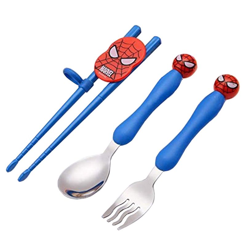 Brain Giggles Spiderman Kids Cutlery Set