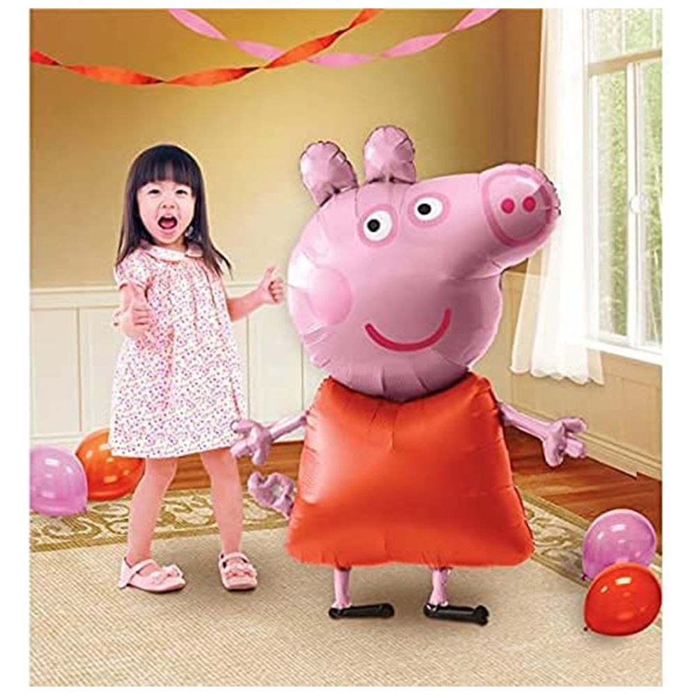 Brain Giggles 5-in-1 Peppa Pig Theme Foil Balloon Set