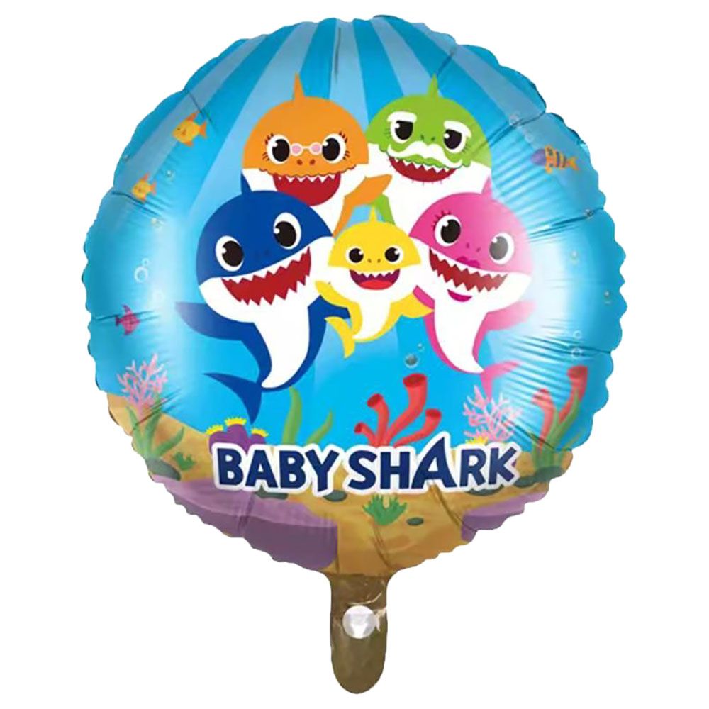 Brain Giggles - 5-in-1 Baby Shark Theme Foil Balloon Set