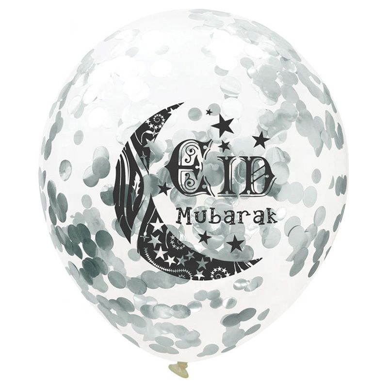 Brain Giggles - Eid Mubarak Balloons - Set of 6