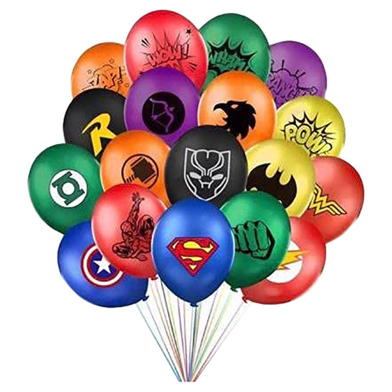 Brain Giggles - Superhero Balloons - Set of 36