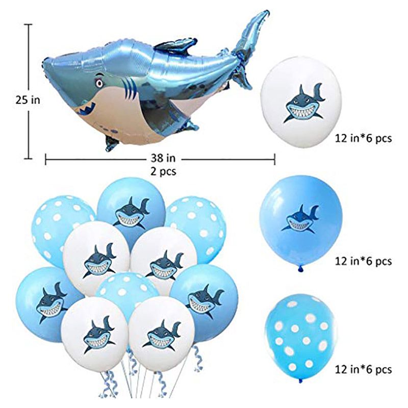 Brain Giggles - Baby Shark Birthday Decoration For Boys