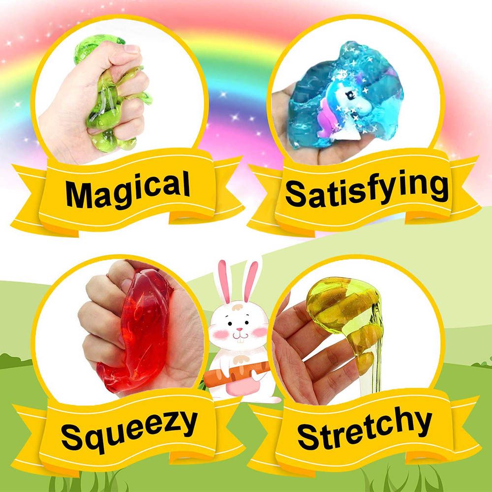 Party Propz - Unicorn Theme Slime - 6 Pieces