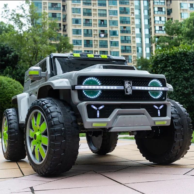 Megastar - 12V Power Bomb SUV Kids Electric Vehicle - Silver