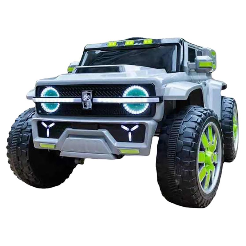 Megastar - 12V Power Bomb SUV Kids Electric Vehicle - Silver