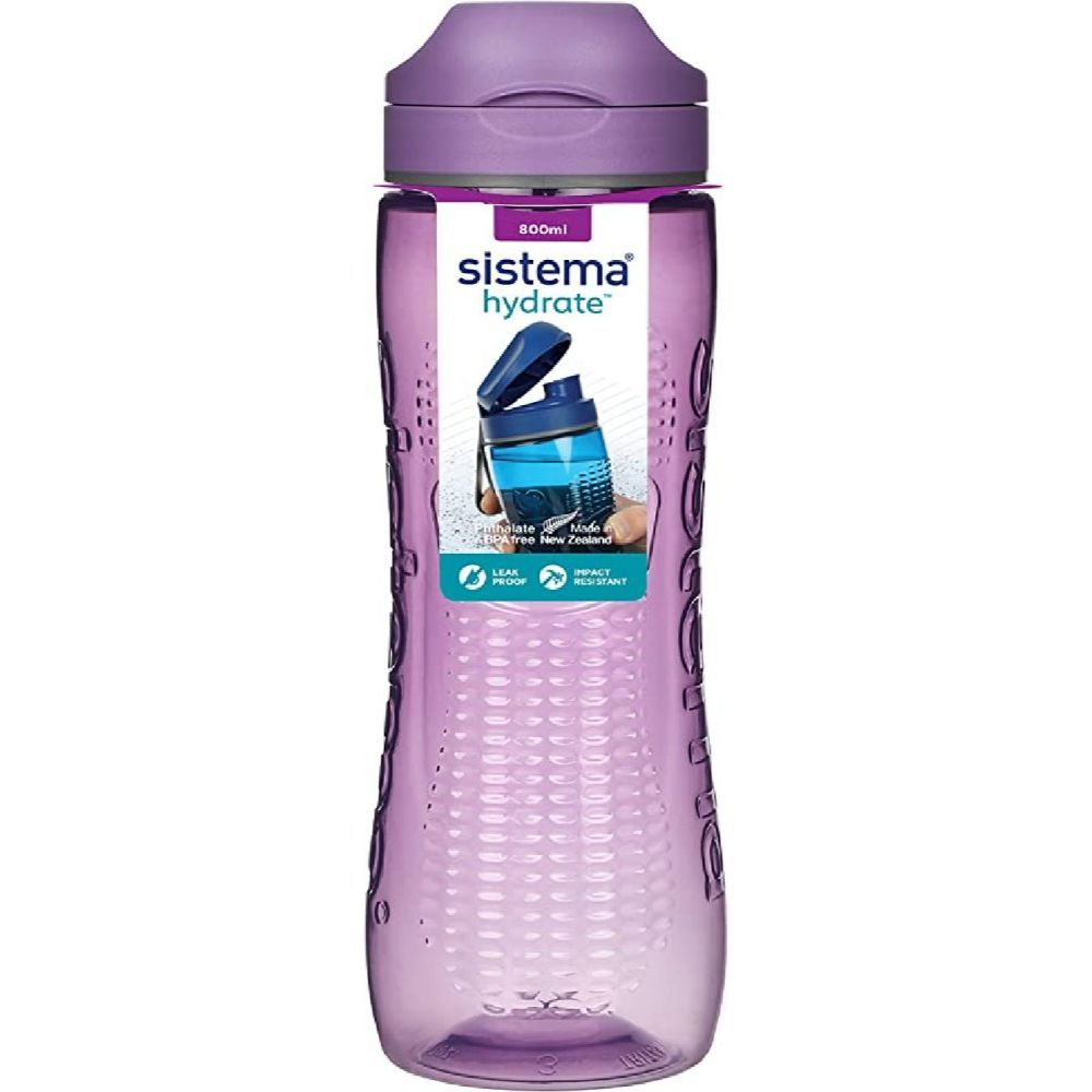 Sistema - Tritan Active Water Bottle 800ml - Purple