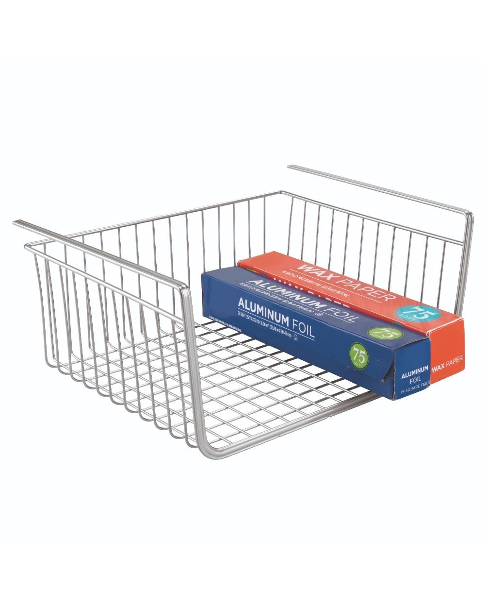 Inter Design - York Lyra Under Shelf Basket Silver