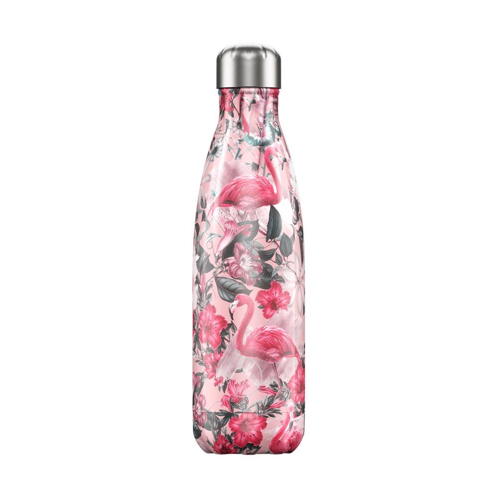 Chillys - Tropical 3D Bottle 500ml - Flamingo