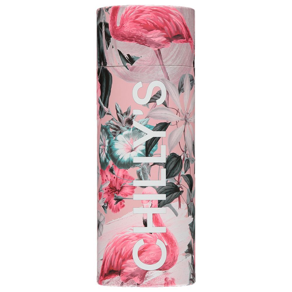 Chillys - Tropical 3D Bottle 500ml - Flamingo