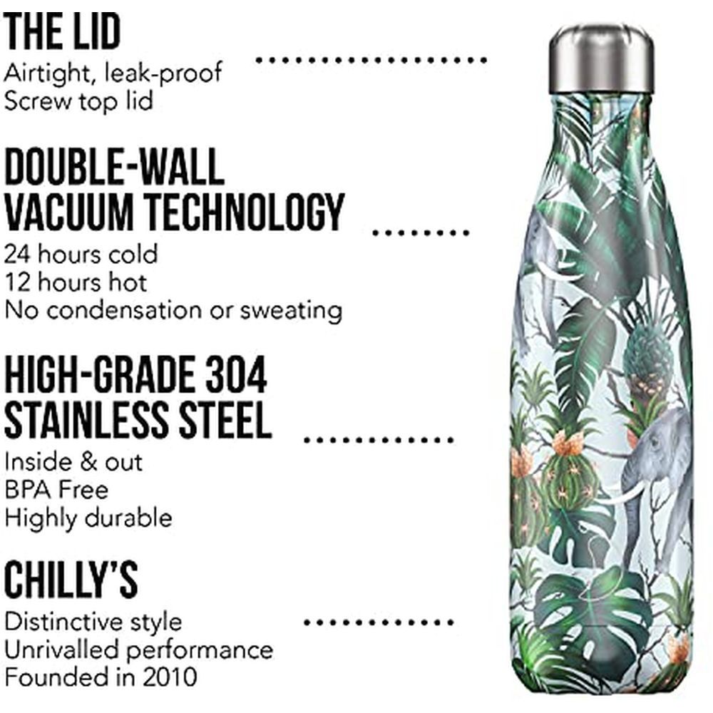 Chillys - Tropical 3D Bottle 500ml - Toucan