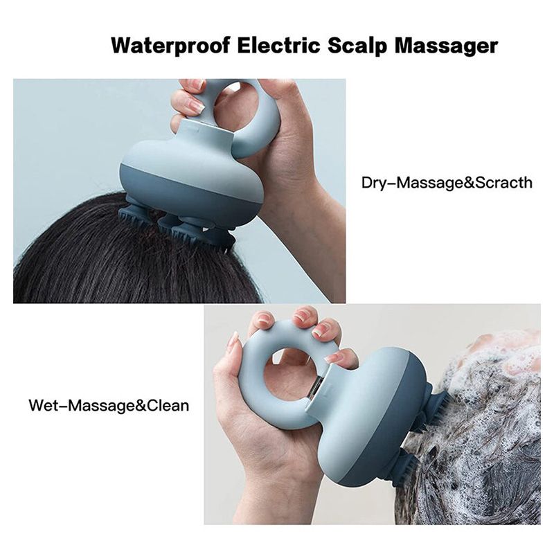 Rotai - Electric Scalp Massager - Blue