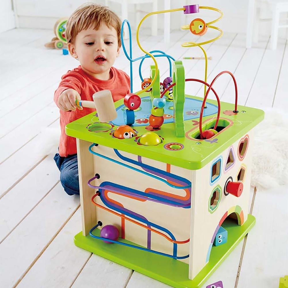 Hape - Country Critters Play Cube