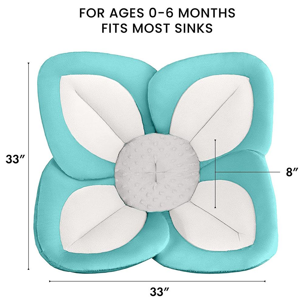 بلومينغ باث - كرسي استحمام المواليد لوتس - أزرق فاتح