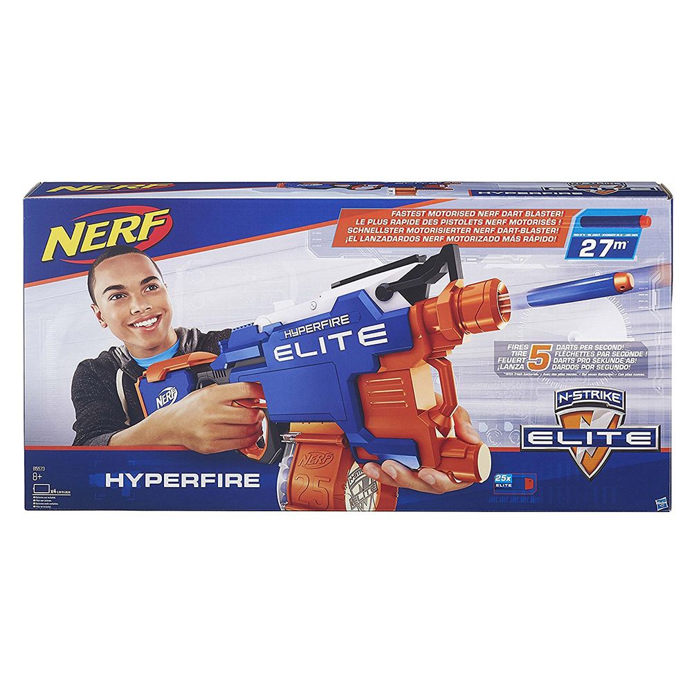 Nerf - N-Strike Elite Hyper Fire Blaster - Blue & Orange