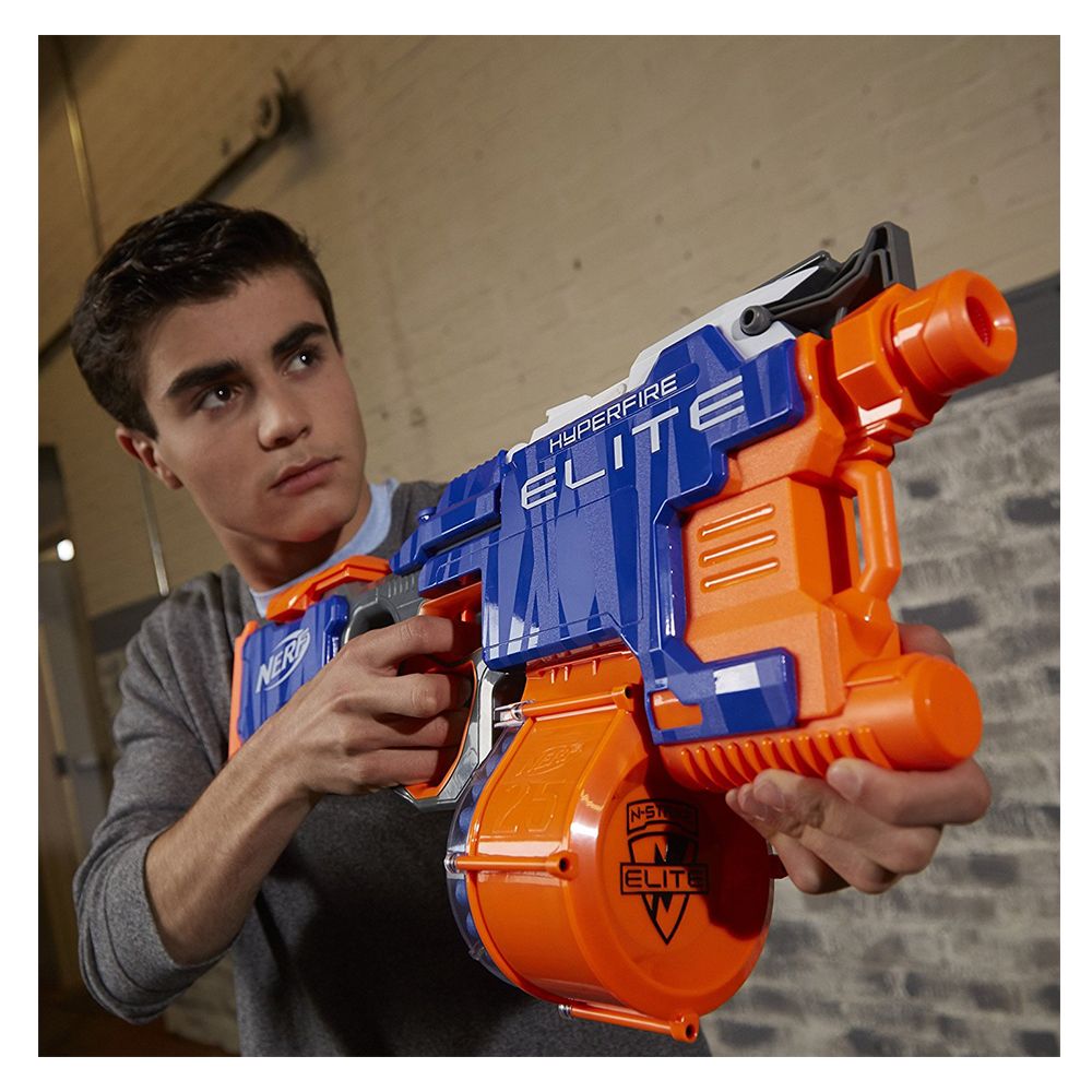 Nerf - N-Strike Elite Hyper Fire Blaster - Blue & Orange