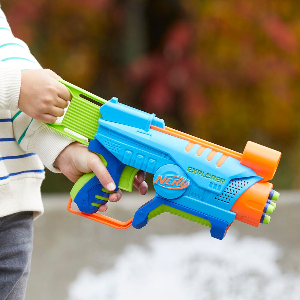 Nerf - Elite Junior Easy Play Explorer Foam Blaster