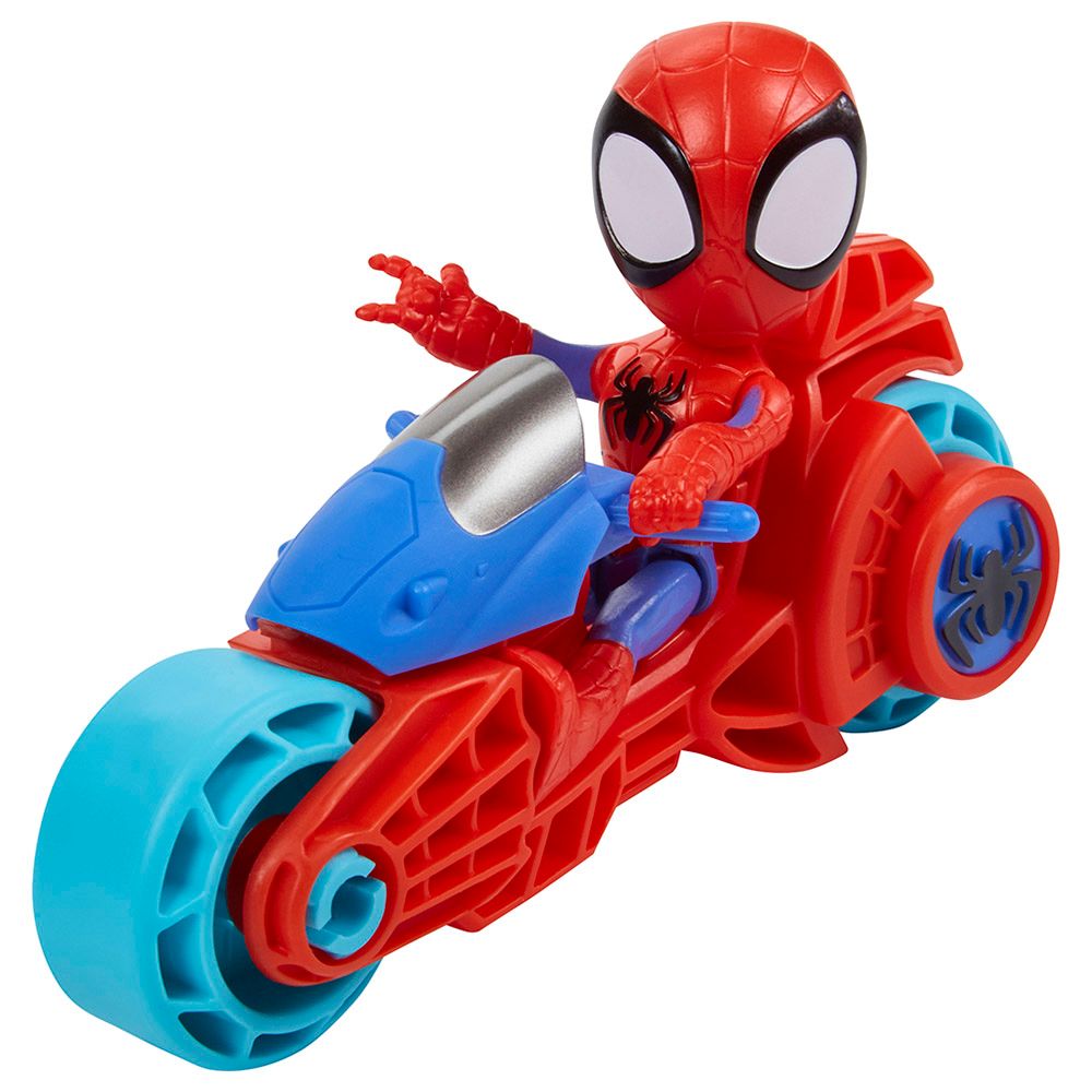 Spiderman - Spidey Action Figure w/ Toy Motorcycle