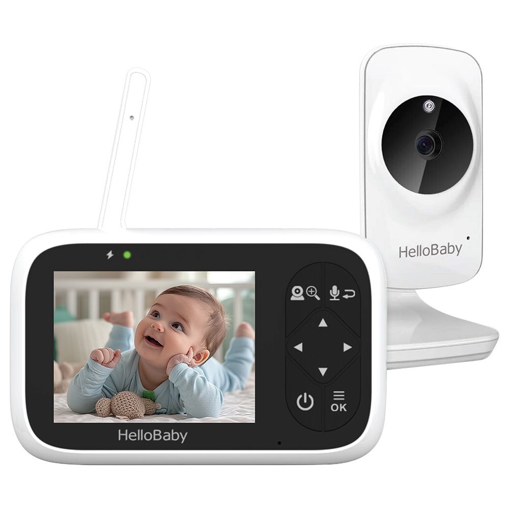 Hello Baby - 3.2-inch LCD Digital Video Baby Monitor W/ Night Vision